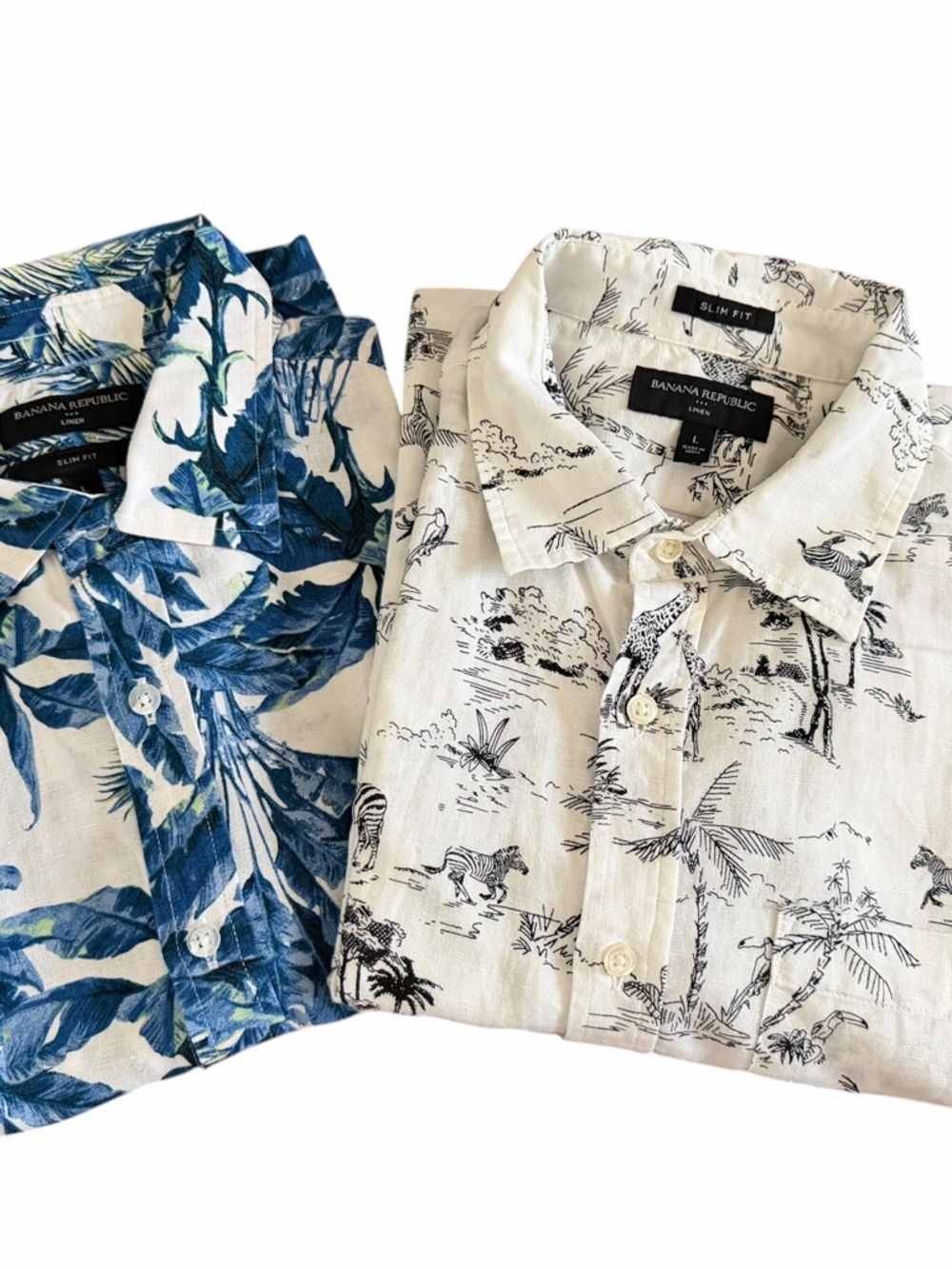Express short sleeve Red Tropical Print Short-Sleeve Button-Down Shirt bundle - Picture 5 of 8
